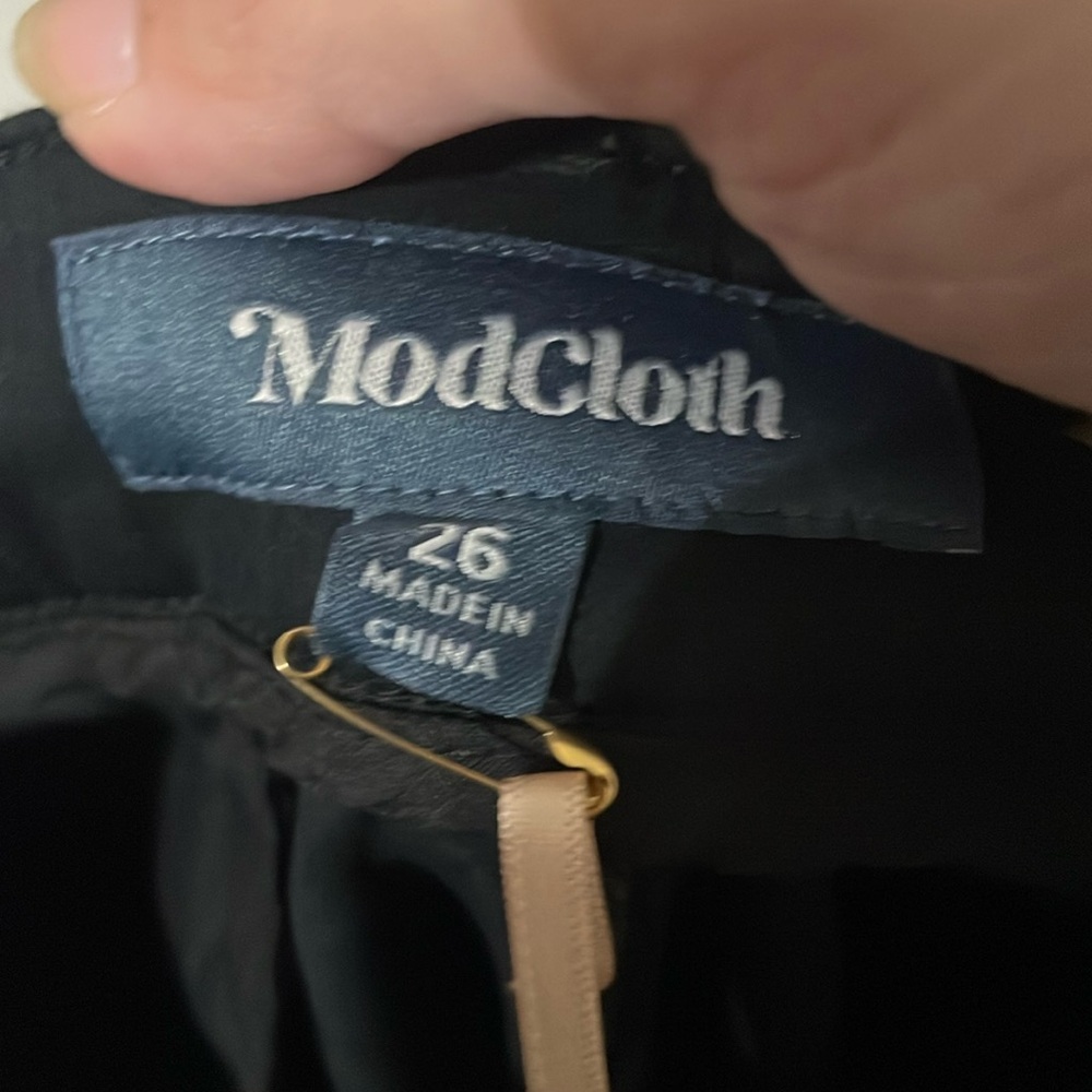NWT Modcloth Black Star-Patterned Pantsuit Size 4X/26 - Picture 5 of 10